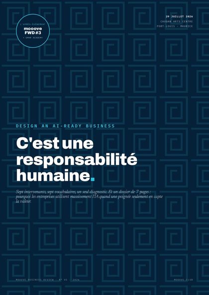 Couverture · MOOOVE Business Review N°01, The AI-Ready Business